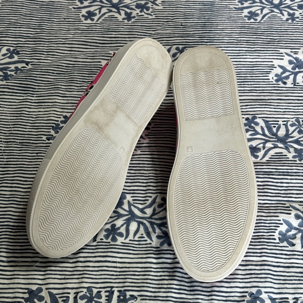 Custom printed Staffordshire dog slip on sneakers - Picture 9 of 9